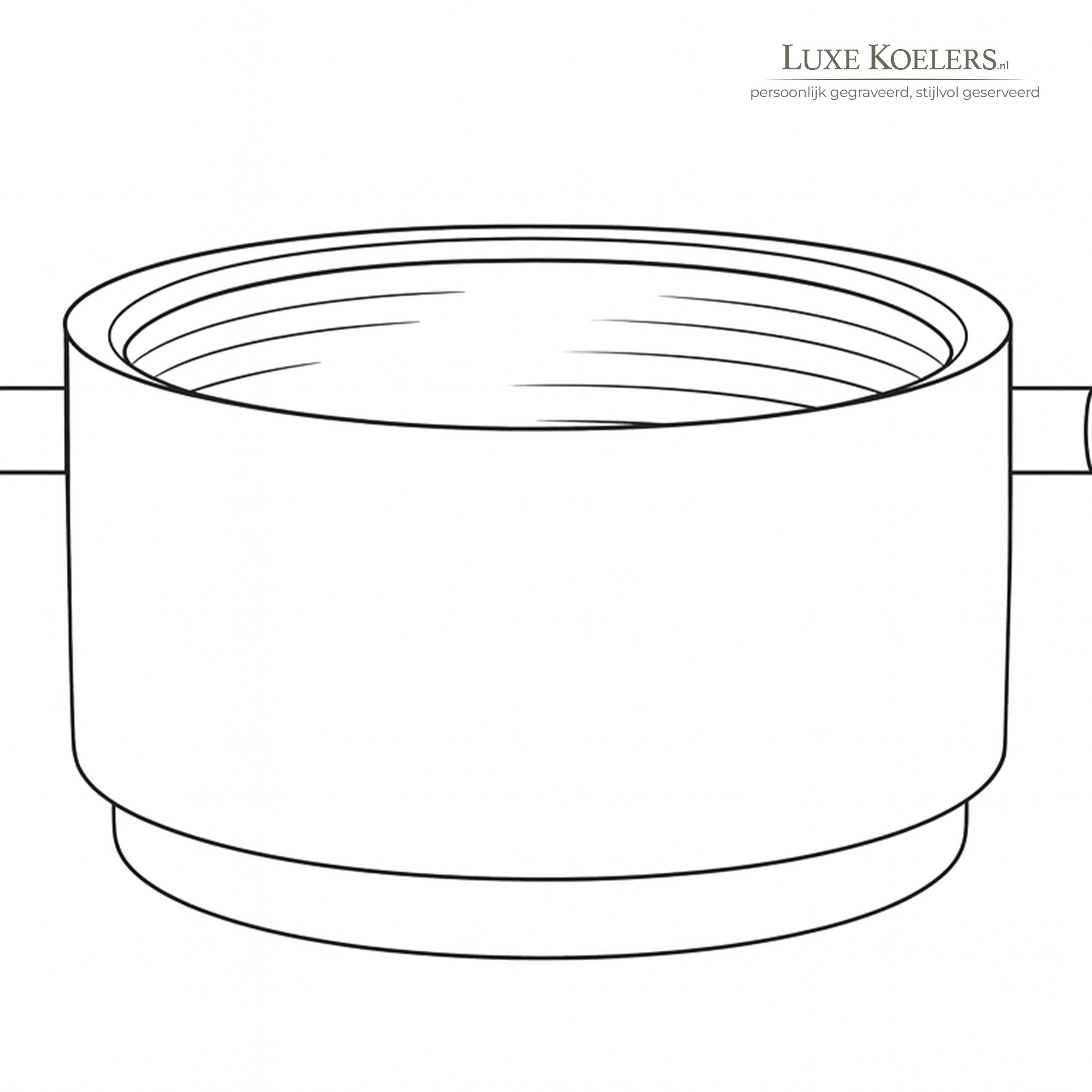 Dubbelwandige koeler XL - Edzard