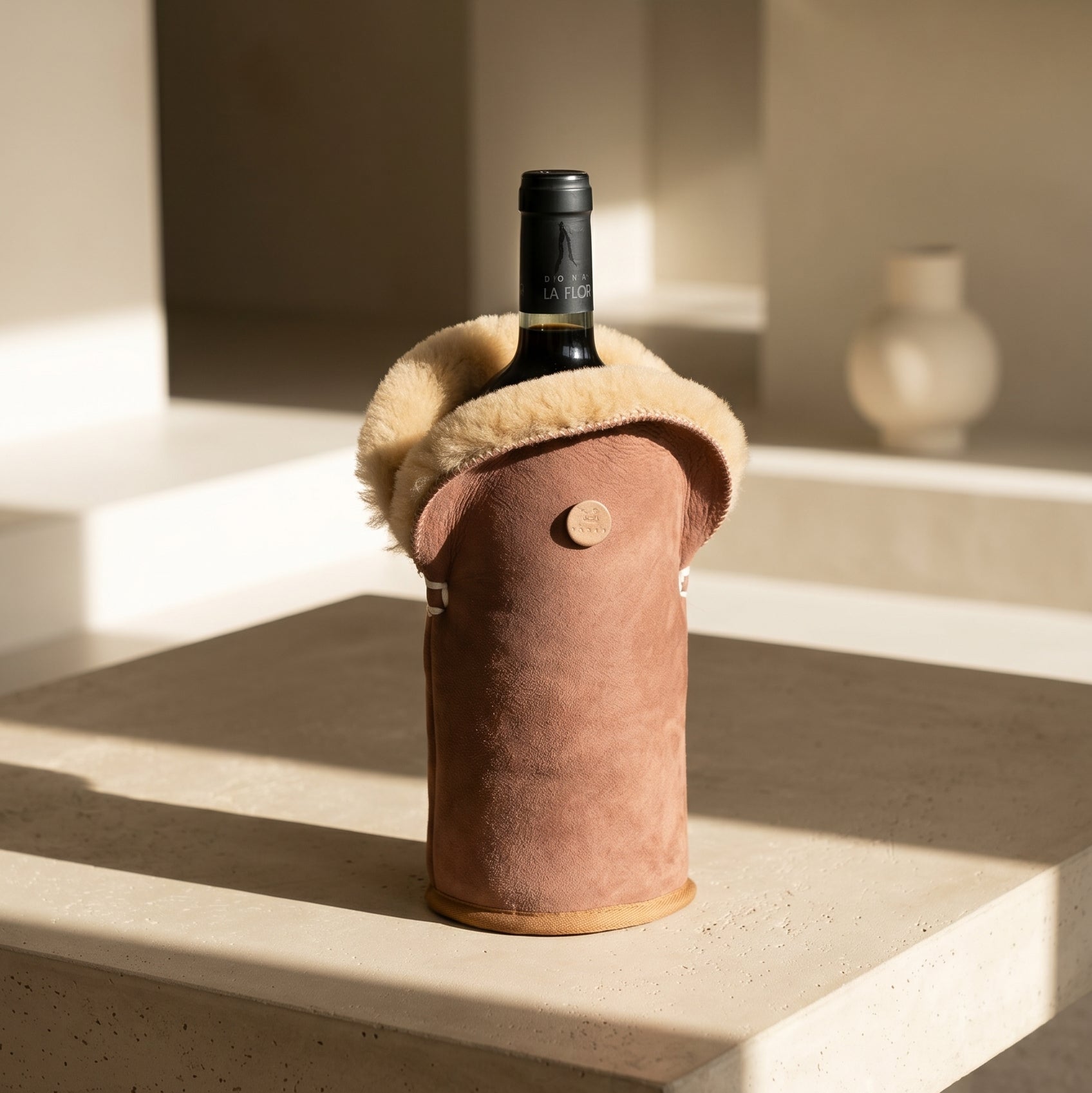 Tulip vachtkoeler Suede Terra - Kywie