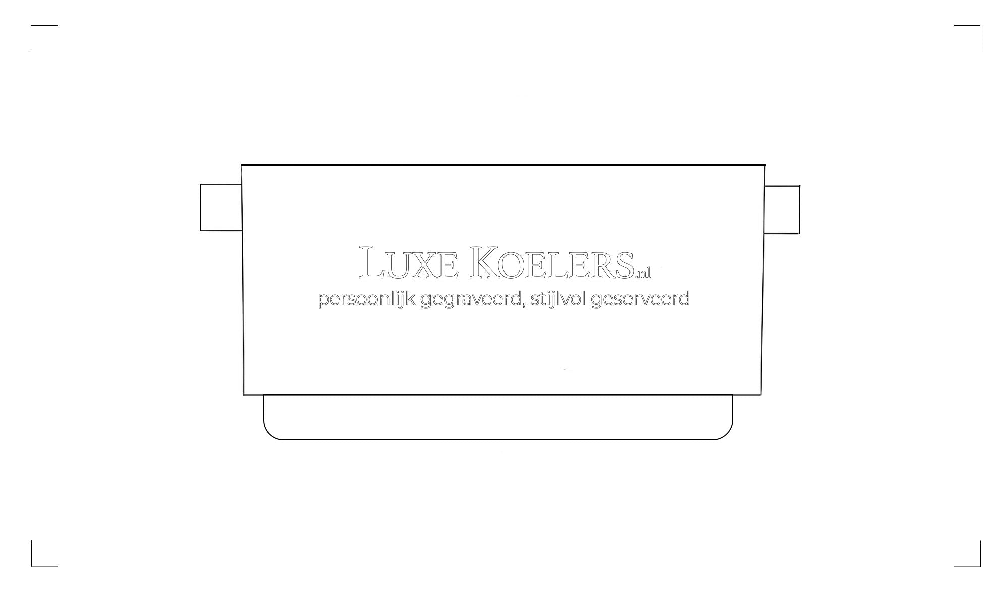 grafische weergave van graveervoorstel