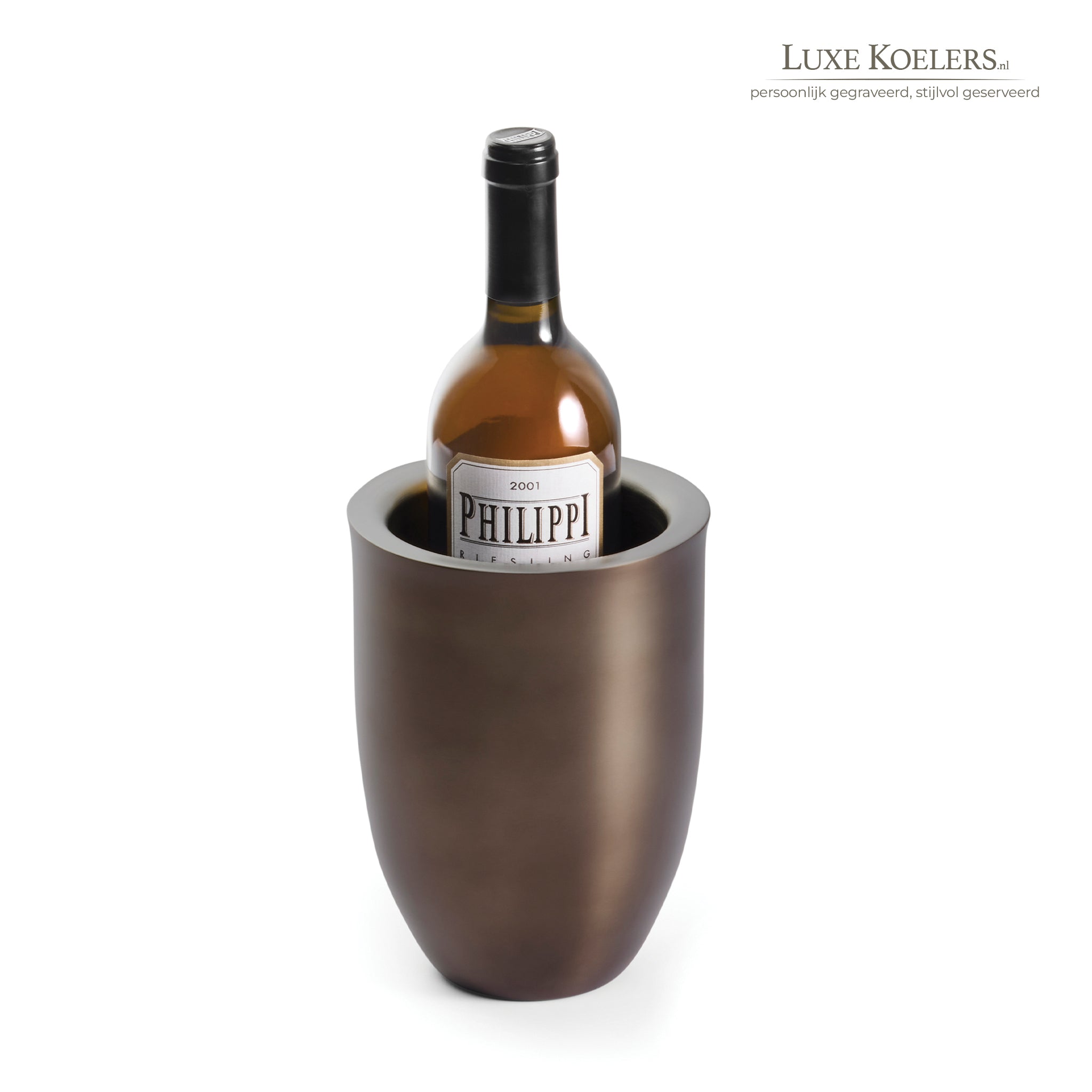 Luxe Philippi Hemingway flessenkoeler voor wijn en champagne
